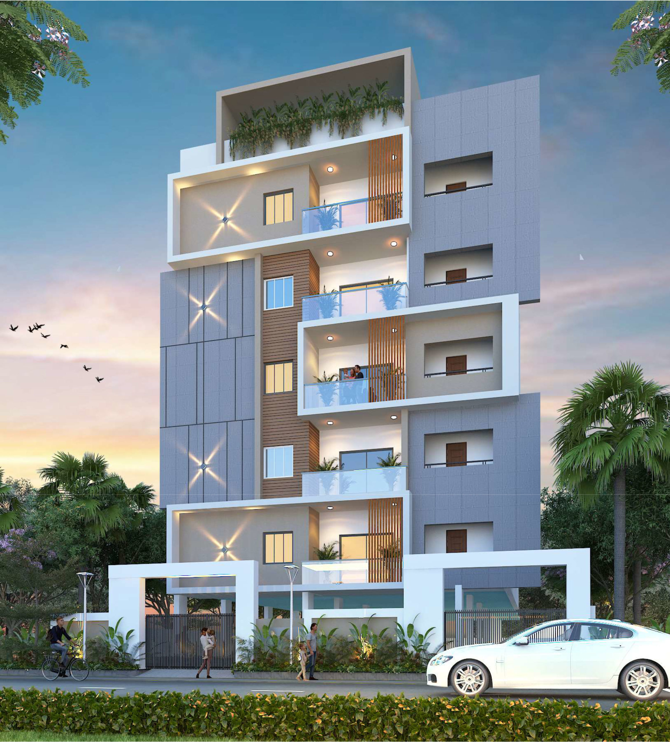 Saanvi Properties 2 BHK, 3 BHK Flats / Apartments for sale in Narsingi, Alkapur Township